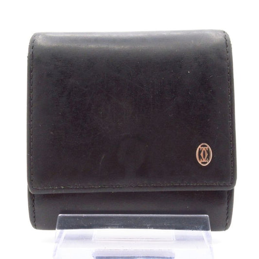 Cartier Coin Case Pasha Black Leather