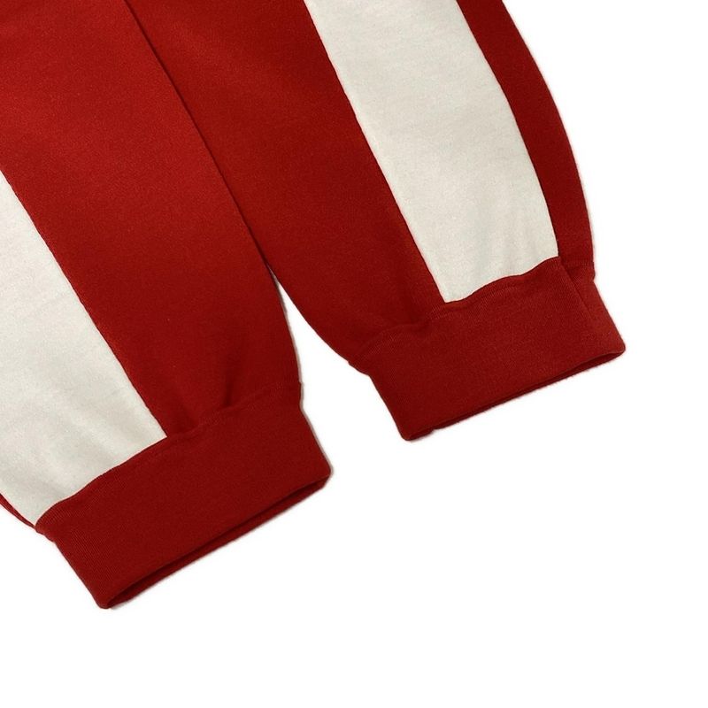 Louis Vuitton Pants Size M Women's Game On Jogging Pants Red X Black X Ivory