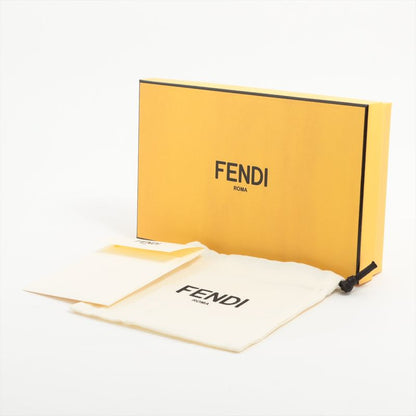 Fendi Zucca Phone Pouch Shoulder Bag Hand Tote Card Case Leather Women's EFT