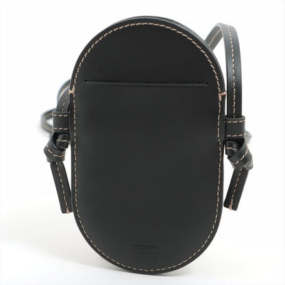 Fendi Zucca Phone Pouch Shoulder Bag Hand Tote Card Case Leather Women's EFT