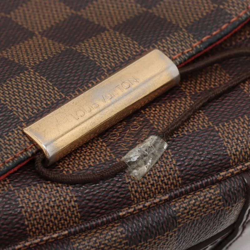 Louis Vuitton Damier Bastille N45258 Leather Shoulder Bag Crossbody Messenger
