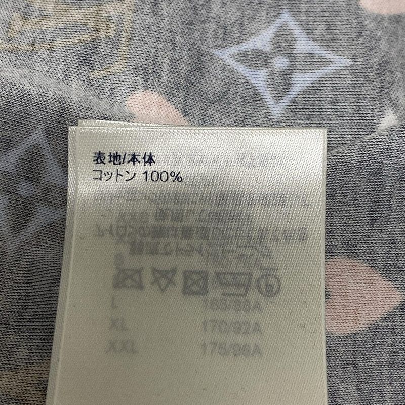 Louis Vuitton Short Sleeve T-shirt Size L Women's Game On Contrast Black And