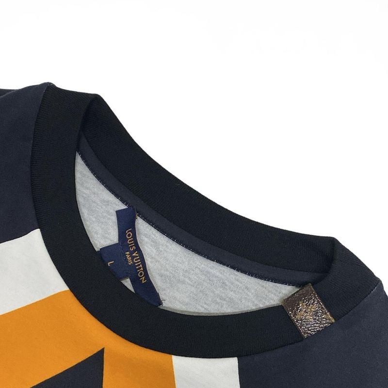 Louis Vuitton Short Sleeve T-shirt Size L Women's Game On Giant Monogram Flower