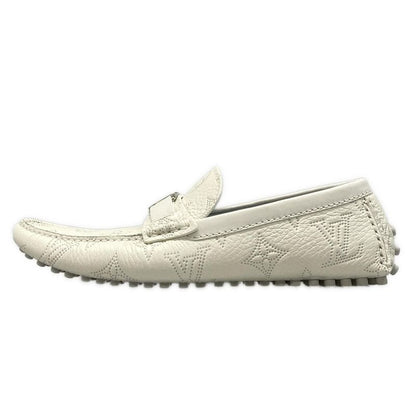 Louis Vuitton Driving Shoes 7 1 2 Men's Hockenheim Line Moccasins White And