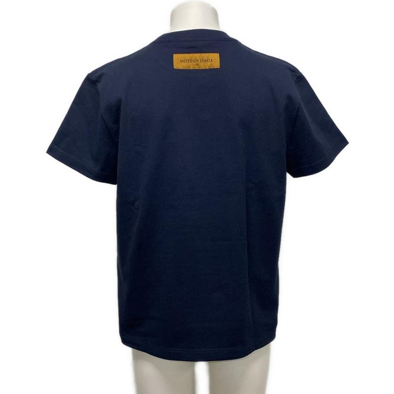 Louis Vuitton Short Sleeve T-shirt Size XS Like Mens LV Flower Embroidery