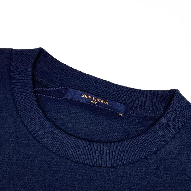 Louis Vuitton Short Sleeve T-shirt Size XS Like Mens LV Flower Embroidery