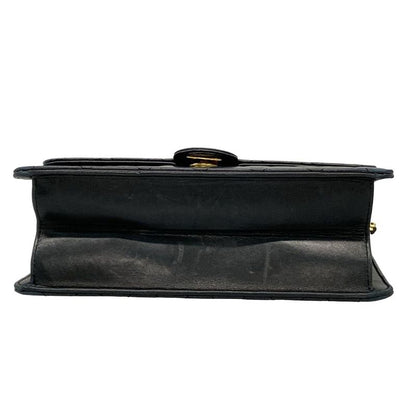 Chanel Shoulder Bag Matelasse Dark Navy Gold Hardware Chain Shoulder Push Lock