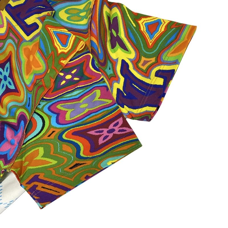 Louis Vuitton Short Sleeve T Shirt Size M Similar Printed Damier LVT Shirt