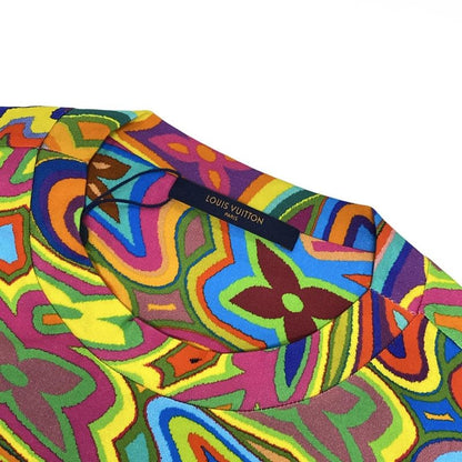 Louis Vuitton Short Sleeve T Shirt Size M Similar Printed Damier LVT Shirt