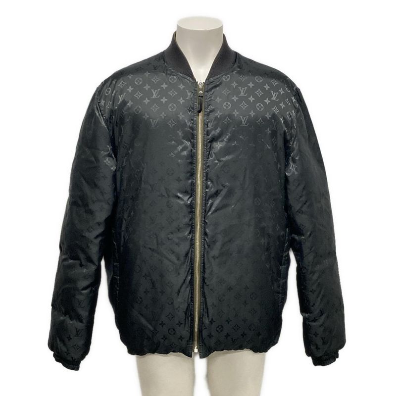 Louis Vuitton Down Jacket Size 52 Mens - Hfb47wghk Dark Gray And Khaki Long