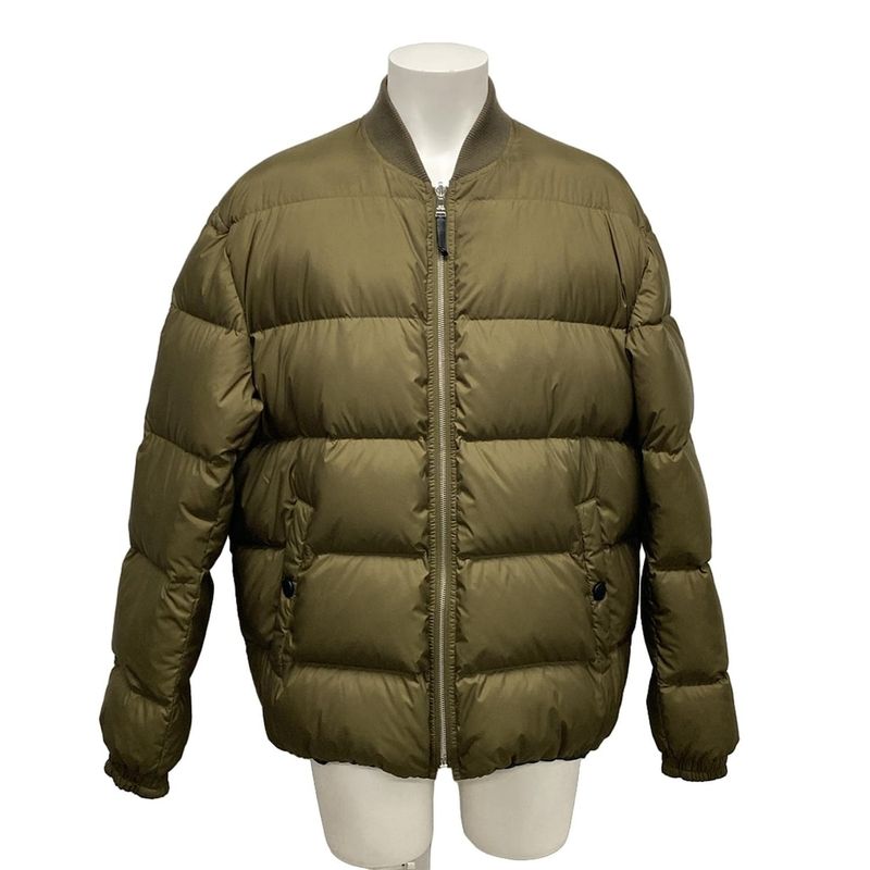 Louis Vuitton Down Jacket Size 52 Mens - Hfb47wghk Dark Gray And Khaki Long