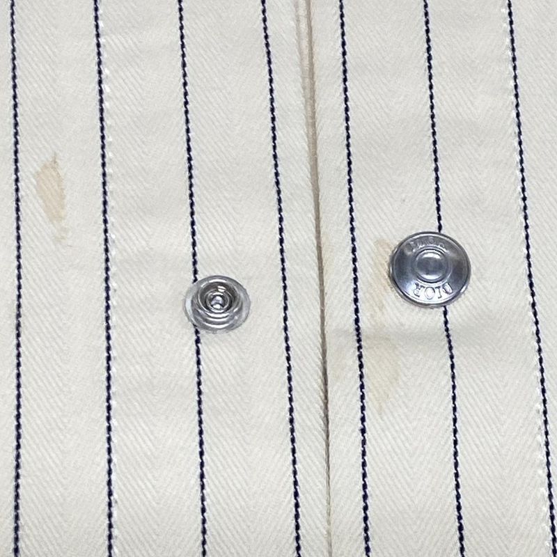 DIOR Christian Dior Blouson Size 52 Men's - 033d490j318x Ivory X Dark Navy