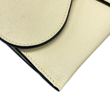 DIOR Christian Dior Wallet Saddle Wallet S5614cceh Light Yellow Chain Wallet