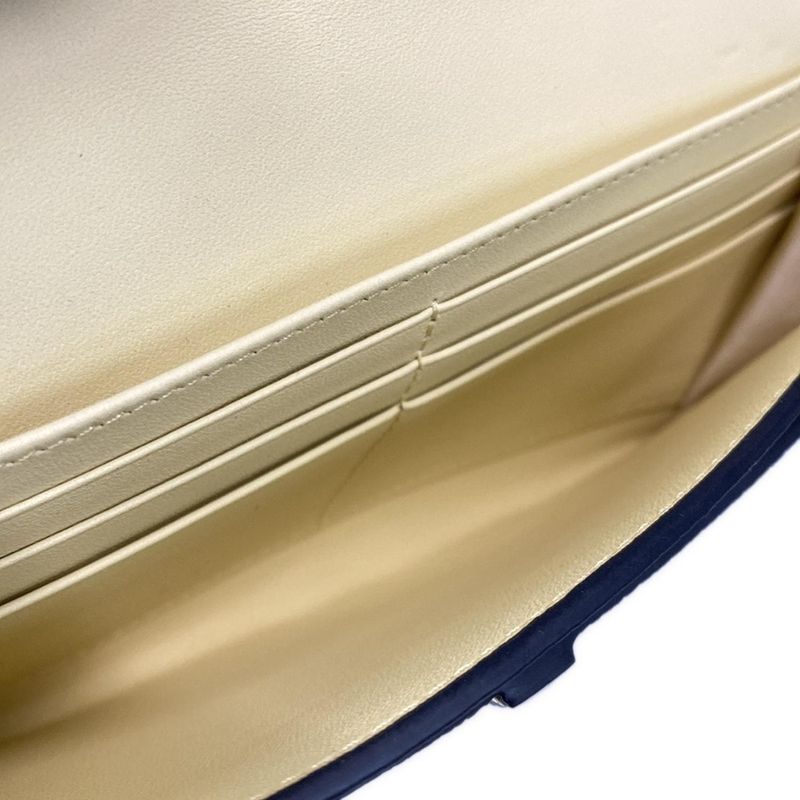 DIOR Christian Dior Wallet Saddle Wallet S5614cceh Light Yellow Chain Wallet