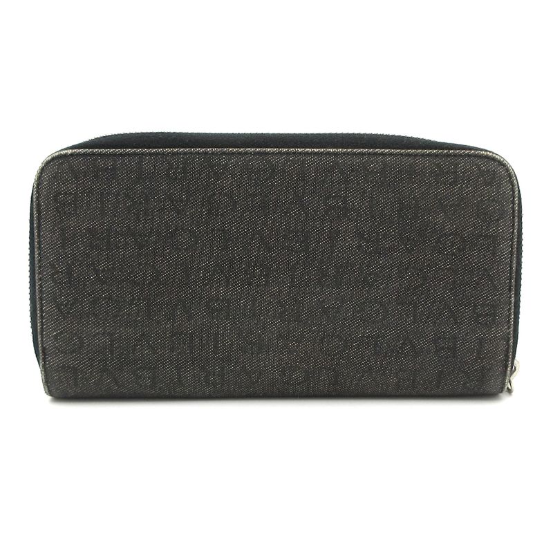 Bvlgari Long Wallet - Dark Gray Round Zipper