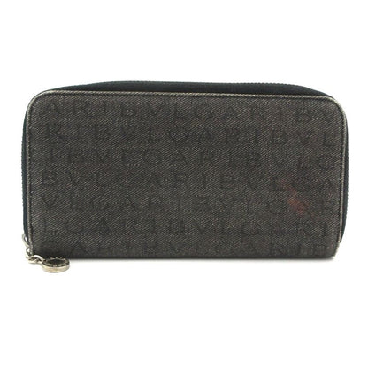 Bvlgari Long Wallet - Dark Gray Round Zipper