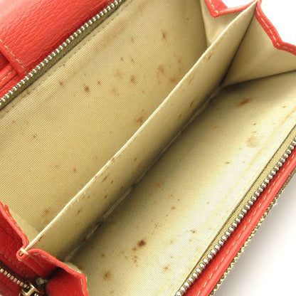 Bvlgari Long Wallet - Light Brown And Orange Leather