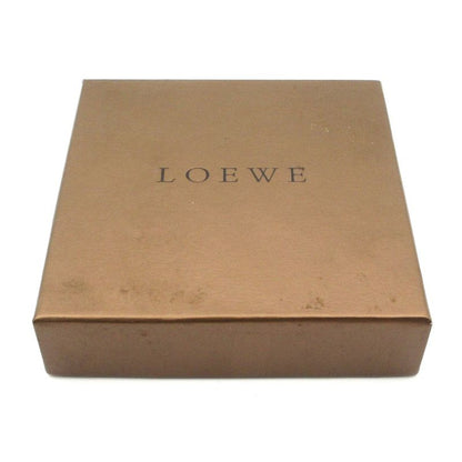 Loewe W Hook Wallet - Beige Leather