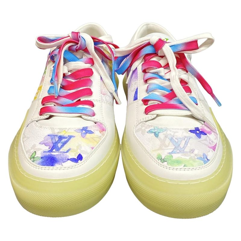 Louis Vuitton Sneakers 7 1 2 Men's LV Ori Line Sneakers Monogram - Water Color