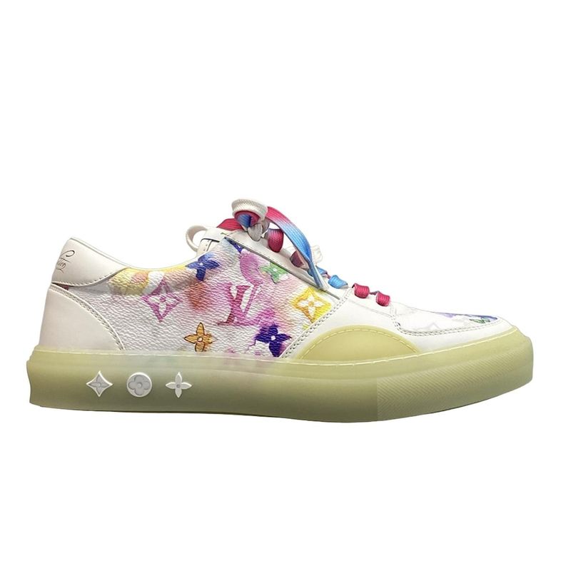 Louis Vuitton Sneakers 7 1 2 Men's LV Ori Line Sneakers Monogram - Water Color