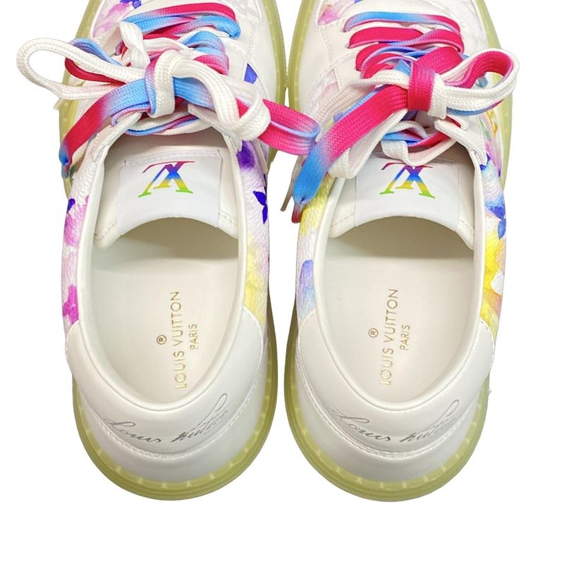 Louis Vuitton Sneakers 7 1 2 Men's LV Ori Line Sneakers Monogram - Water Color