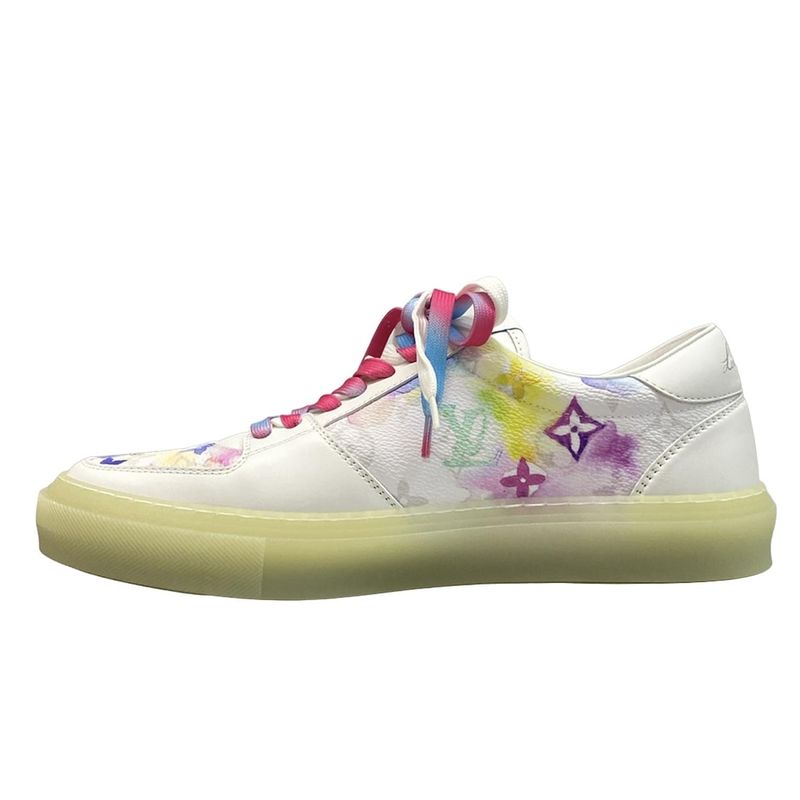 Louis Vuitton Sneakers 7 1 2 Men's LV Ori Line Sneakers Monogram - Water Color