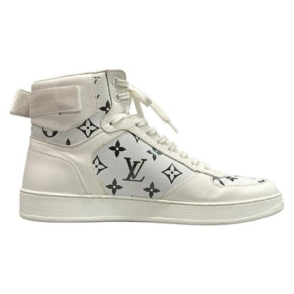 Louis Vuitton Sneakers 8 - White And Silver High Cut Leather