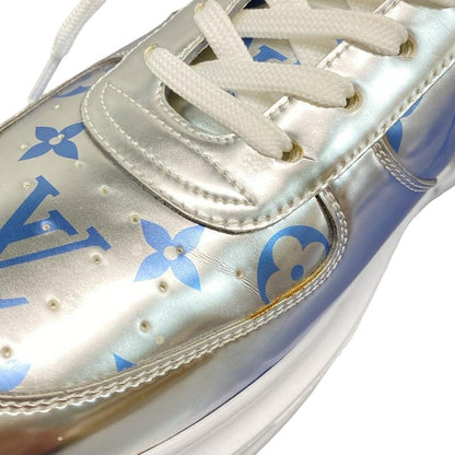 Louis Vuitton Sneakers 7 1 2 - Silver And Blue Leather