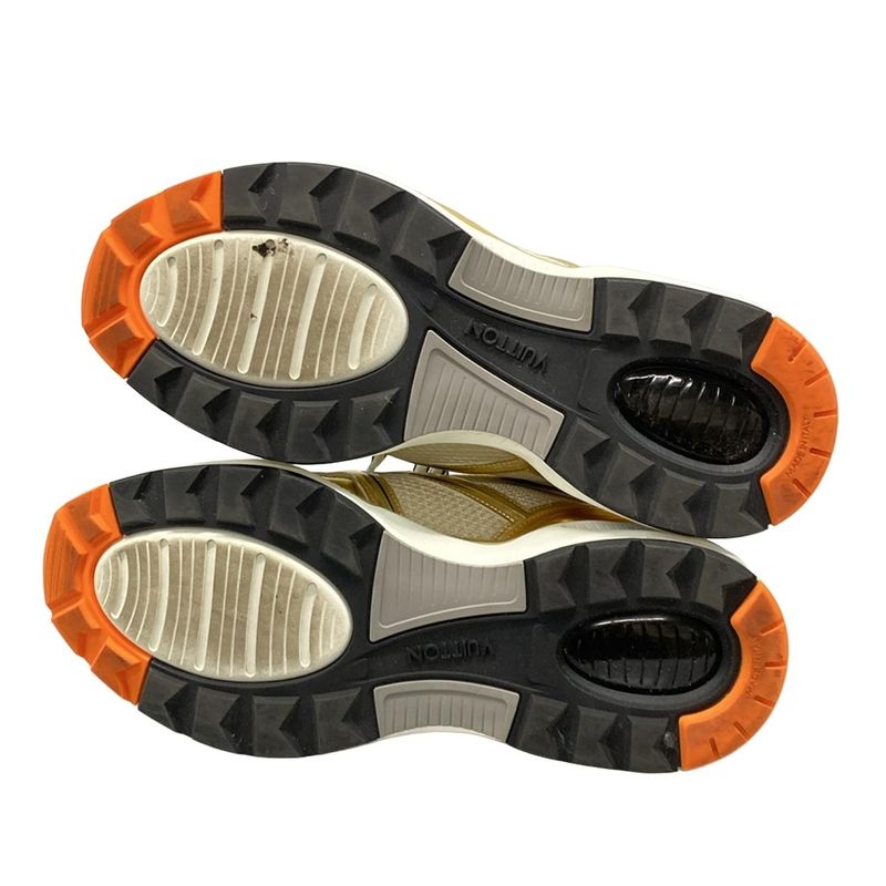 Louis Vuitton Sneakers 8 Mens - Beige X Gold X Multi Leather