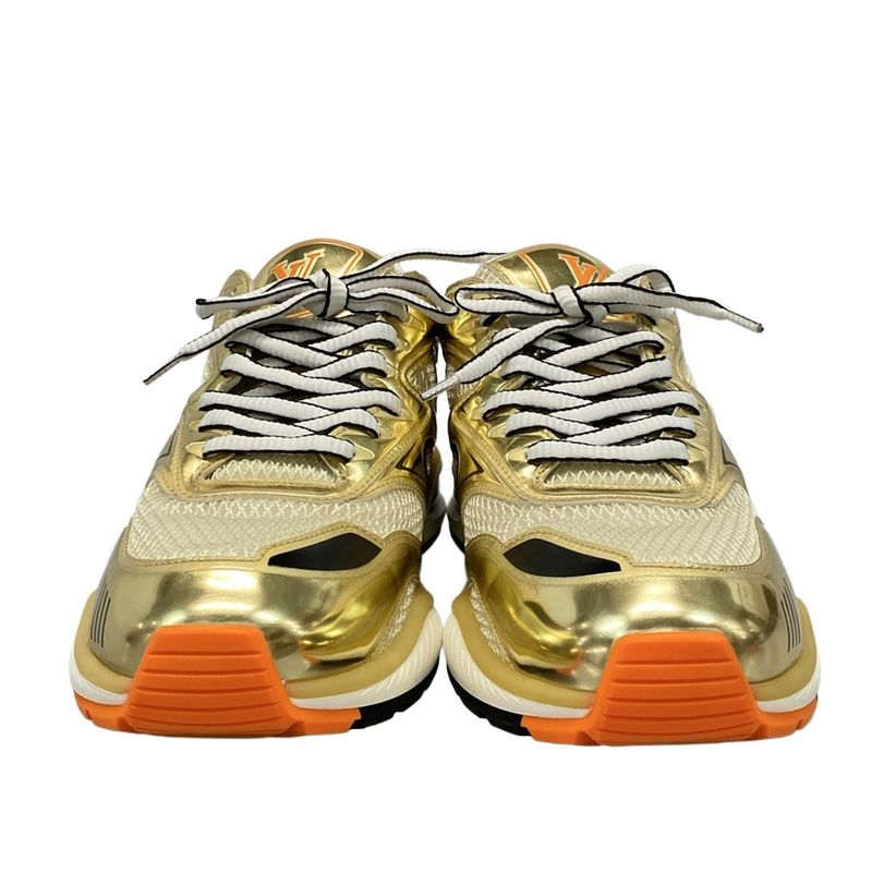 Louis Vuitton Sneakers 8 Mens - Beige X Gold X Multi Leather