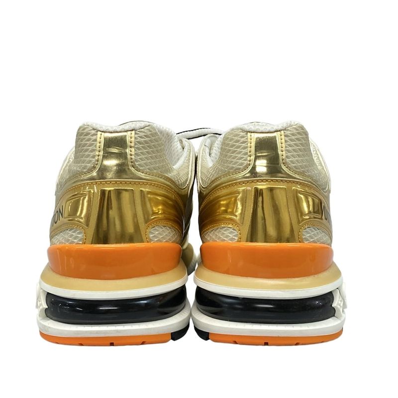 Louis Vuitton Sneakers 8 Mens - Beige X Gold X Multi Leather
