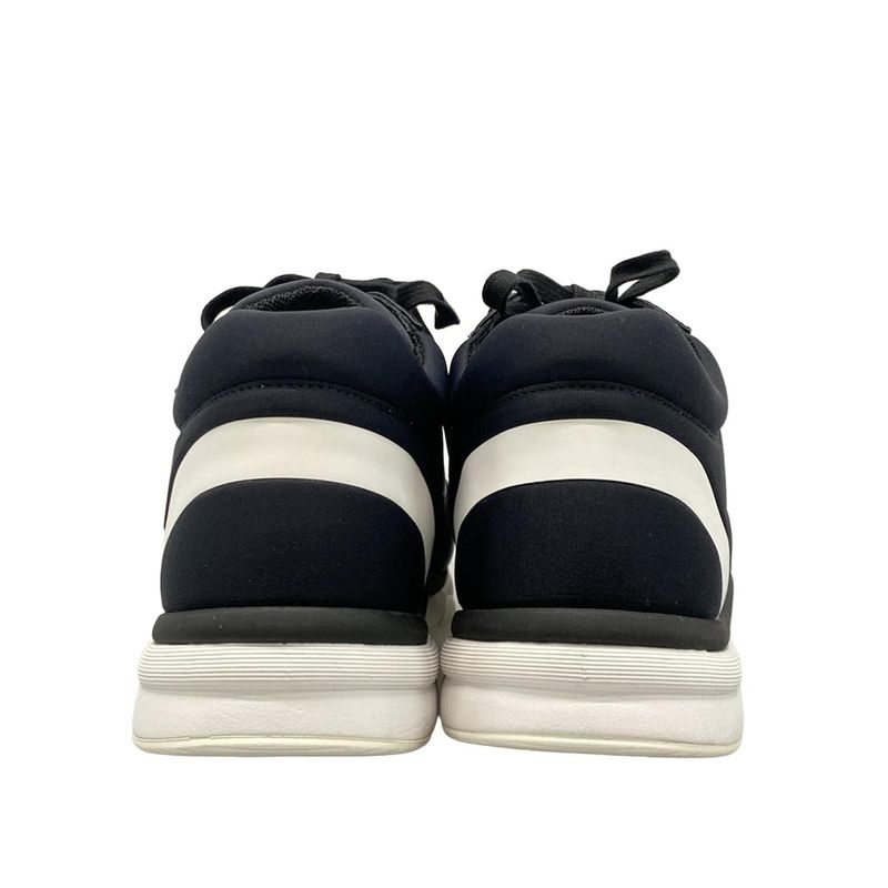 Chanel Sneakers 43 - G34796 Black White And Pink Coco Mark