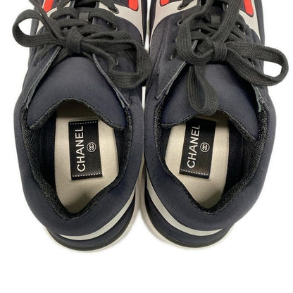 Chanel Sneakers 43 - G34796 Black White And Pink Coco Mark