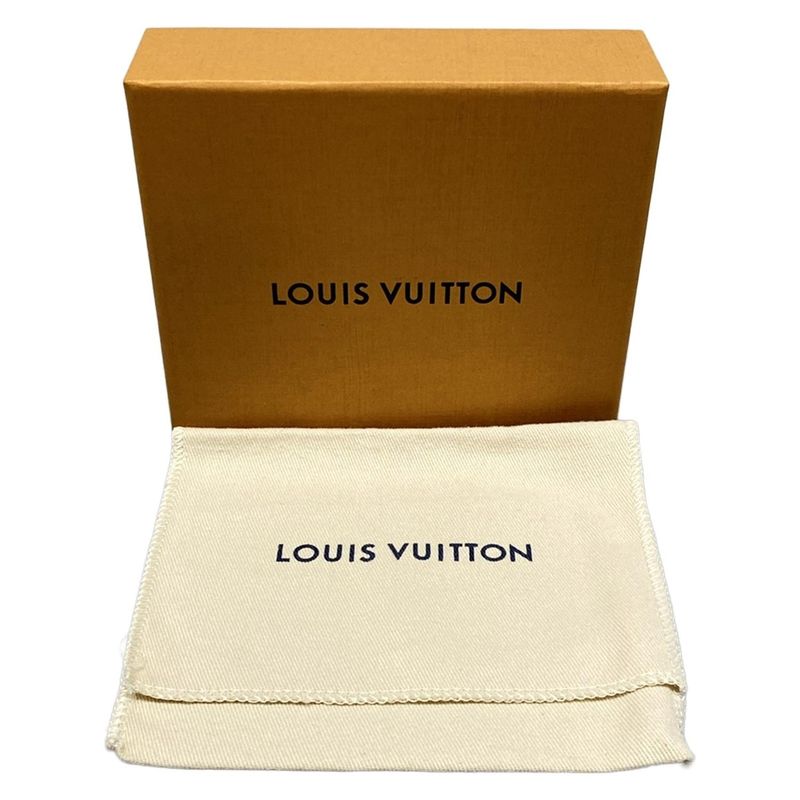 Louis Vuitton Monogram Shadow Portefeuille M62901 Noir Black Leather