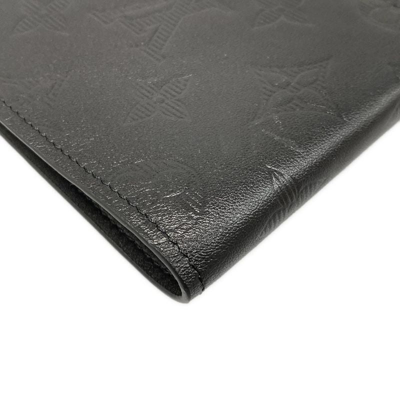 Louis Vuitton Monogram Shadow Portefeuille M62901 Noir Black Leather