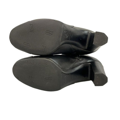 Chanel Boots 36C - G28000 Black Middle Length Outsole Replaced Coco-mark
