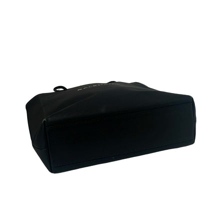 Balenciaga Tote Bag Shopping Tote 491660 Black And White Leather