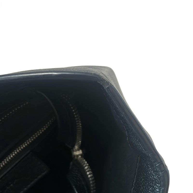 Balenciaga Tote Bag Shopping Tote 491660 Black And White Leather