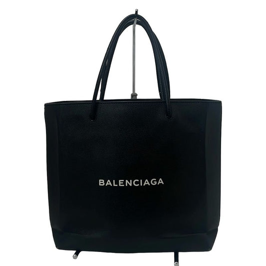 Balenciaga Tote Bag Shopping Tote 491660 Black And White Leather