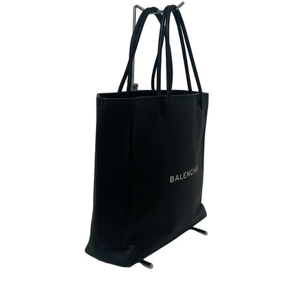 Balenciaga Tote Bag Shopping Tote 491660 Black And White Leather