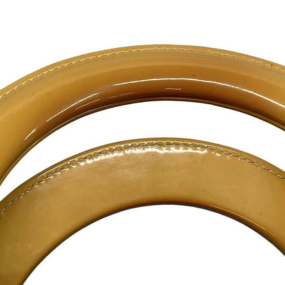 DIOR Christian Dior Handbag Lady Dior Medium Bag Yellow Leather