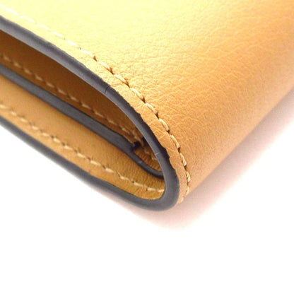 Loewe Bifold Wallet Puzzle Slim Compact Wallet C510w73x04 Ivory And Brown