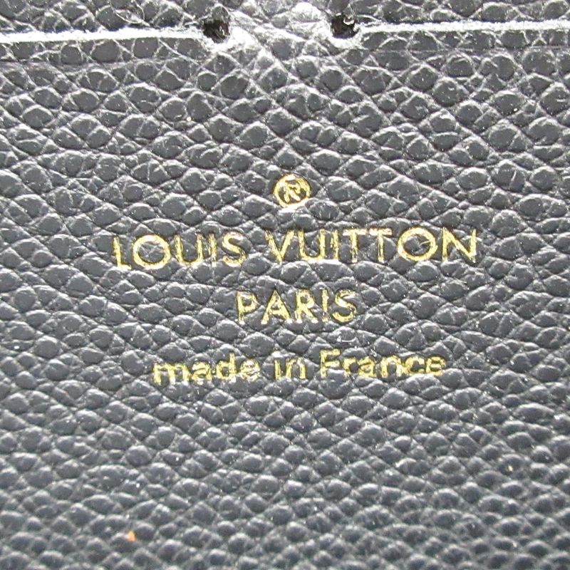 Louis Vuitton Monogram Empreinte Zippy Wallet M61864 Noir Black Leather