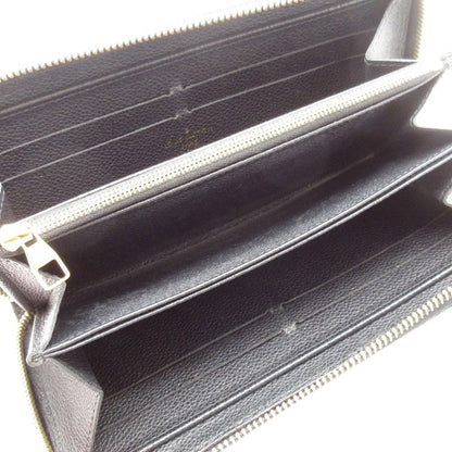 Louis Vuitton Monogram Empreinte Zippy Wallet M61864 Noir Black Leather
