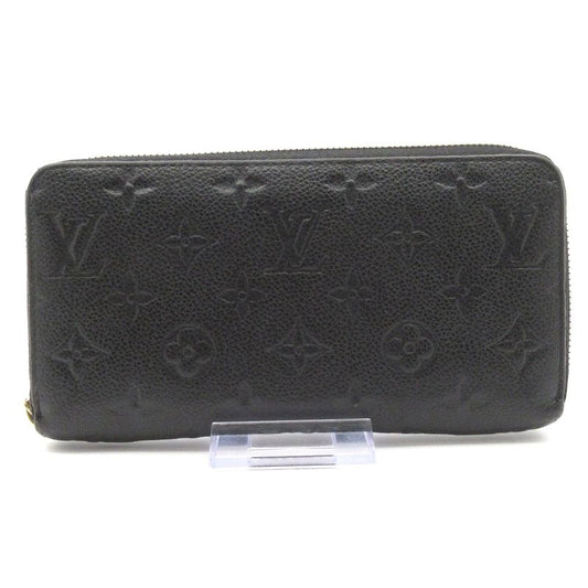Louis Vuitton Monogram Empreinte Zippy Wallet M61864 Noir Black Leather