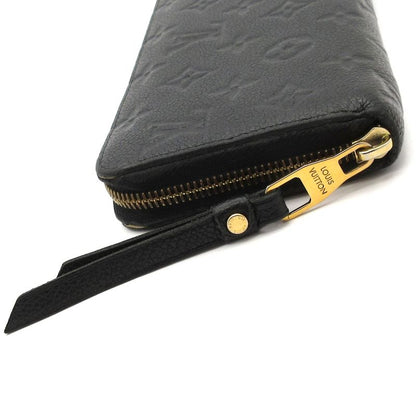 Louis Vuitton Monogram Empreinte Zippy Wallet M61864 Noir Black Leather