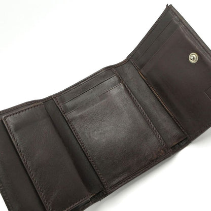 Fendi Trifold Wallet - Brown X Black X Multi Zucca Pattern Leather