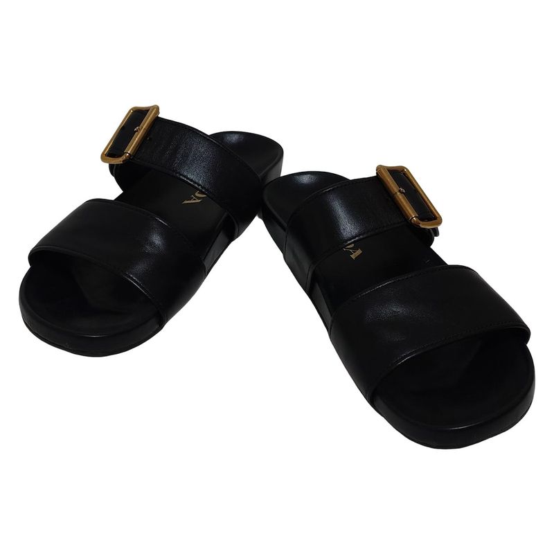 Prada Sandals 37.5 Women - 1xx433 Black Leather