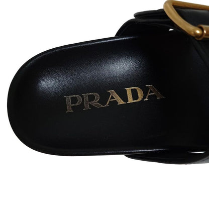 Prada Sandals 37.5 Women - 1xx433 Black Leather