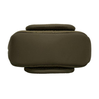 Prada Handbag - Dark Green And Black Tessuto Pocket Leather